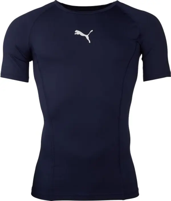 Puma Puma LIGA BASELAYER TEE SS Мъжка функционална блуза, тъмносин, размер
