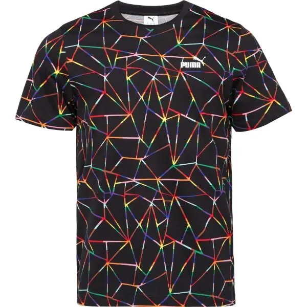 Puma Puma LOVE UNITED AOP TEE Мъжка тениска, черно, размер