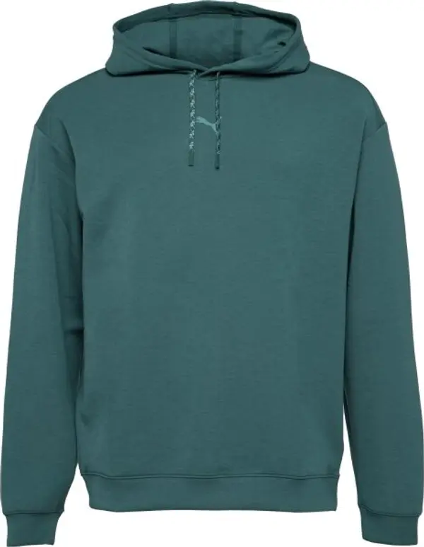 Puma Puma M CLOUDSPUN HOODIE Мъжки суитшърт, тъмнозелено, размер