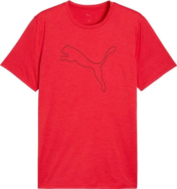 Puma Puma M TAD ESSENTIAL HEATHER CAT TEE Мъжка тениска, червено, размер