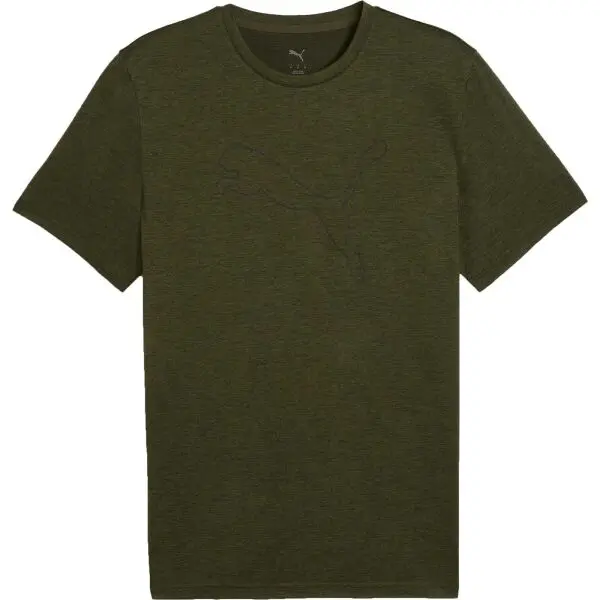 Puma Puma M TAD ESSENTIAL HEATHER CAT TEE Мъжка тениска, khaki, размер