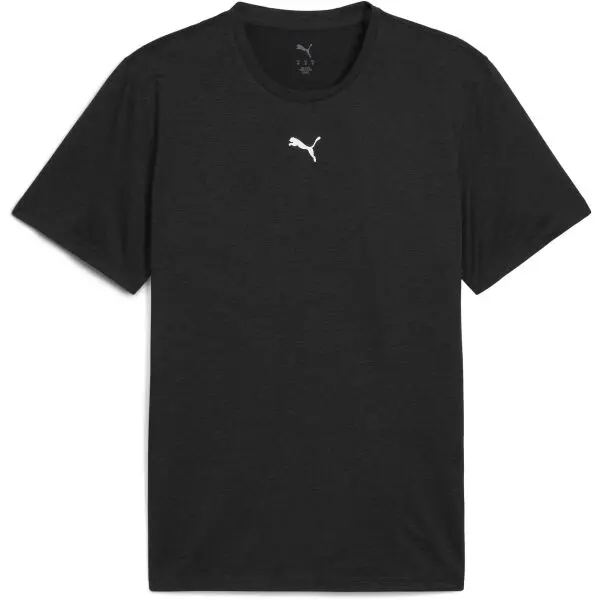 Puma Puma M TAD ESSENTIALS HEATHER CAT TEE Мъжка тениска, черно, размер