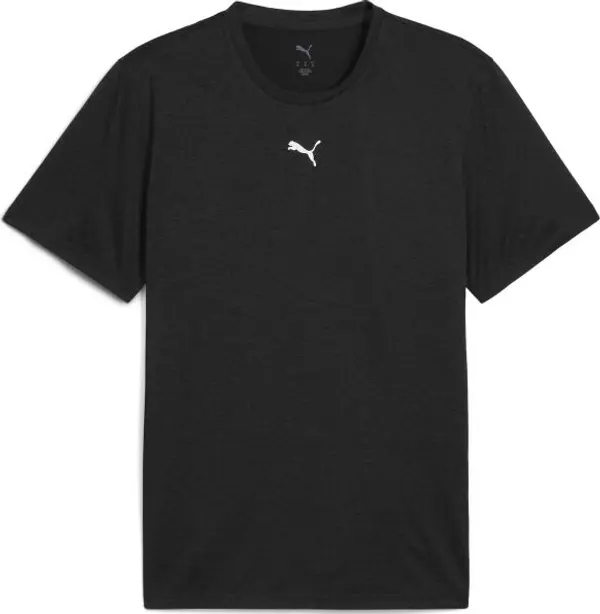 Puma Puma M TAD ESSENTIALS HEATHER CAT TEE Мъжка тениска, черно, размер