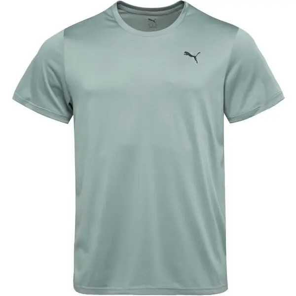 Puma Puma M TAD ESSENTIALS SOLID CAT TEE Мъжка тениска, светло-зелено, размер