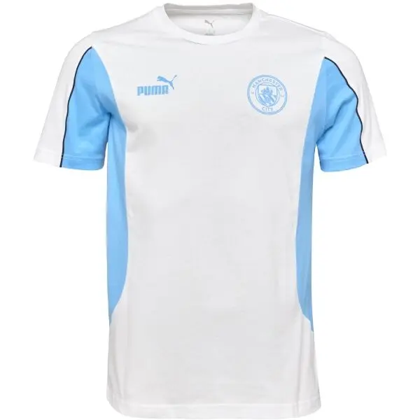 Puma Puma MANCHESTER CITY FC ARCHIVE TEE Мъжка тениска, бяло, размер