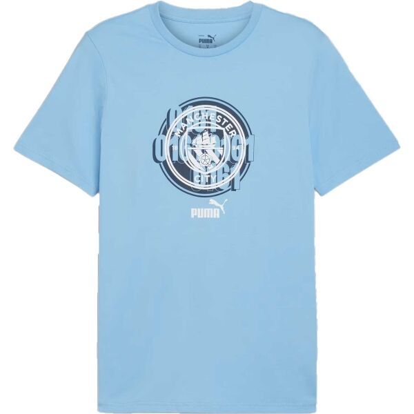 Puma Puma MANCHESTER CITY FC FOTBAL CULTURE TEE Мъжка тениска, светлосиньо, размер