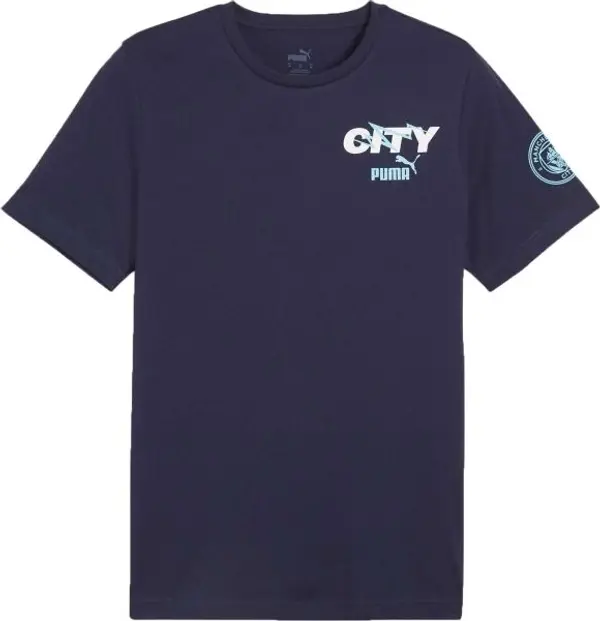 Puma Puma MANCHESTER CITY FC FTBLICONS TEE Мъжка тениска, тъмносин, размер