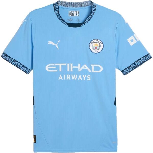 Puma Puma MANCHESTER CITY FC HOME JERSEY REPLICA Мъжка футболна фланелка, светлосиньо, размер