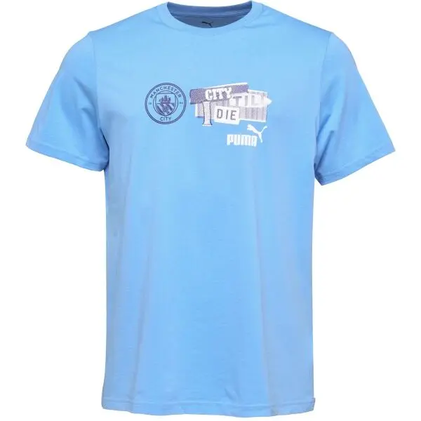 Puma Puma MANCHESTER CITY FC NRGY TEE Мъжка тениска, светлосиньо, размер