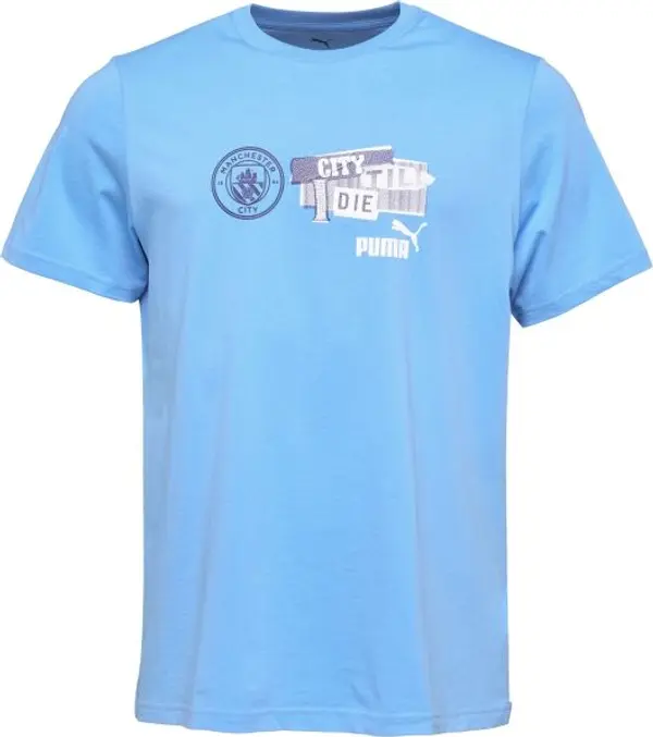 Puma Puma MANCHESTER CITY FC NRGY TEE Мъжка тениска, светлосиньо, размер