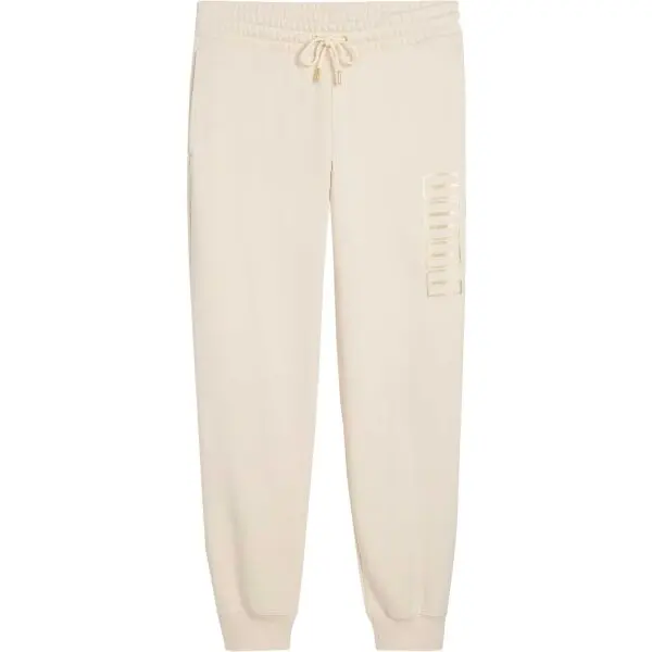 Puma Puma MAXIMAL METALLIC COMFORT FL Дамски спортен панталон, бежово, размер