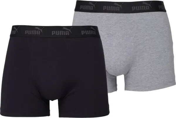 Puma Puma MEN CAT LOGO PRINT BOXER 2P Мъжки боксерки, черно, размер
