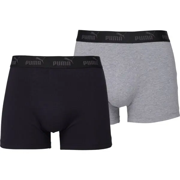 Puma Puma MEN CAT LOGO PRINT BOXER 2P Мъжки боксерки, черно, размер