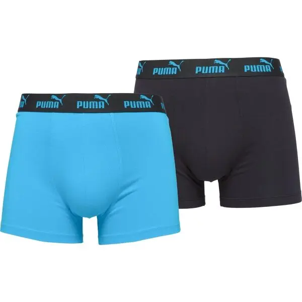 Puma Puma MEN CAT LOGO PRINT BOXER 2P Мъжки боксерки, черно, размер