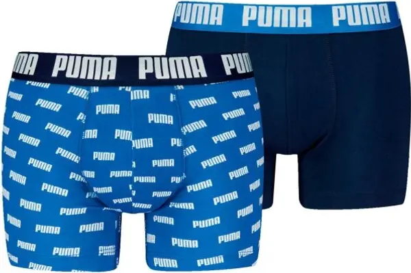Puma Puma MEN EVERYDAY AOP PRINT BOXER 2P Мъжки боксерки, синьо, размер