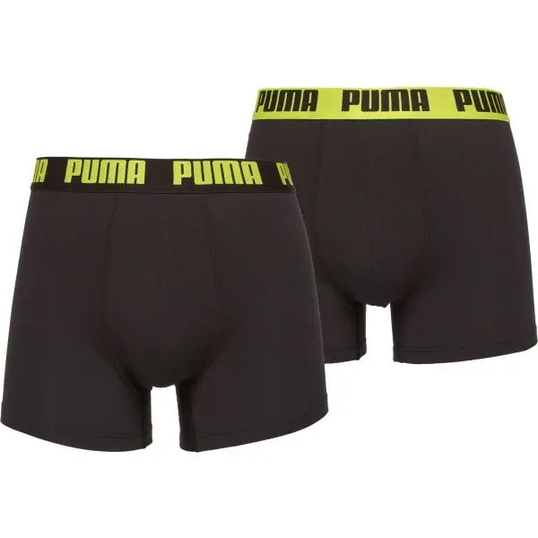 Puma Puma MEN EVERYDAY BASIC BOXER 2P Мъжки боксерки, черно, размер