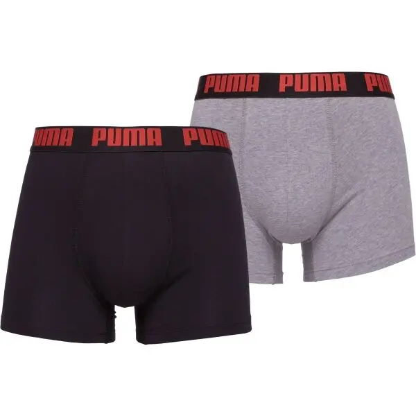 Puma Puma MEN EVERYDAY BASIC BOXER 2P Мъжки боксерки, черно, размер
