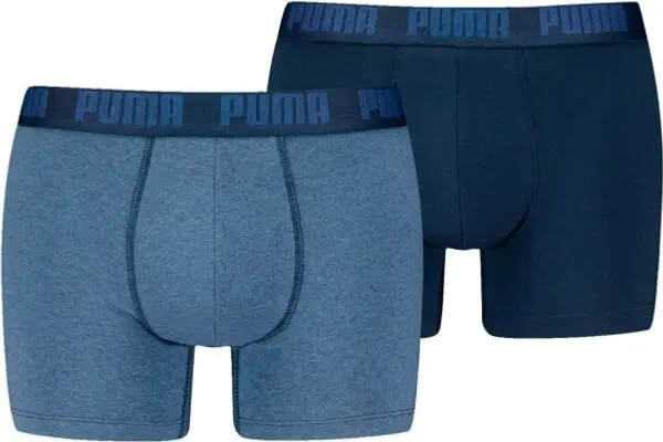 Puma Puma MEN EVERYDAY BASIC BOXER 2P Мъжки боксерки, синьо, размер
