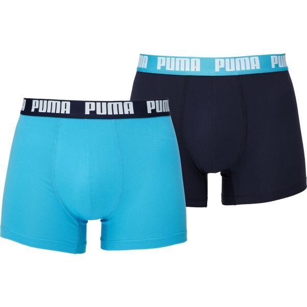 Puma Puma MEN EVERYDAY BASIC BOXER 2P Мъжки боксерки, светлосиньо, размер