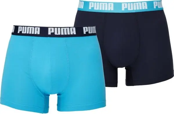 Puma Puma MEN EVERYDAY BASIC BOXER 2P Мъжки боксерки, светлосиньо, размер