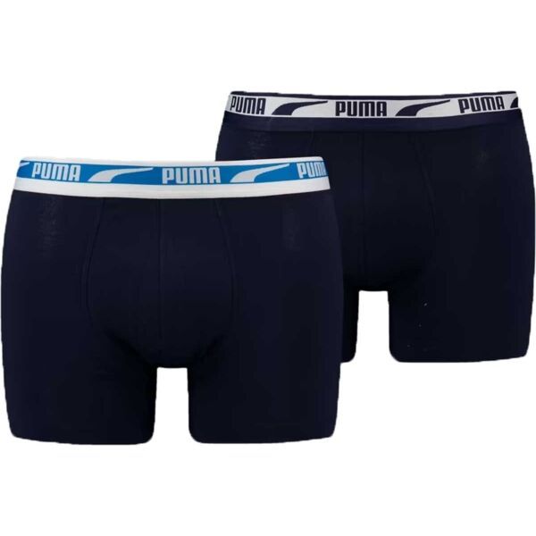 Puma Puma MEN MULTI LOGO BOXER 2P Мъжки боксерки, микс, размер