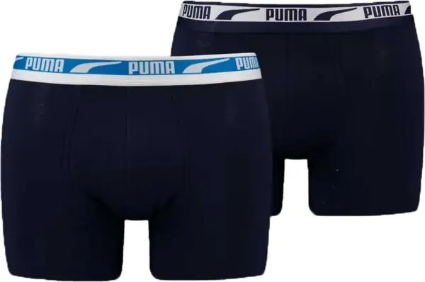 Puma Puma MEN MULTI LOGO BOXER 2P Мъжки боксерки, микс, размер