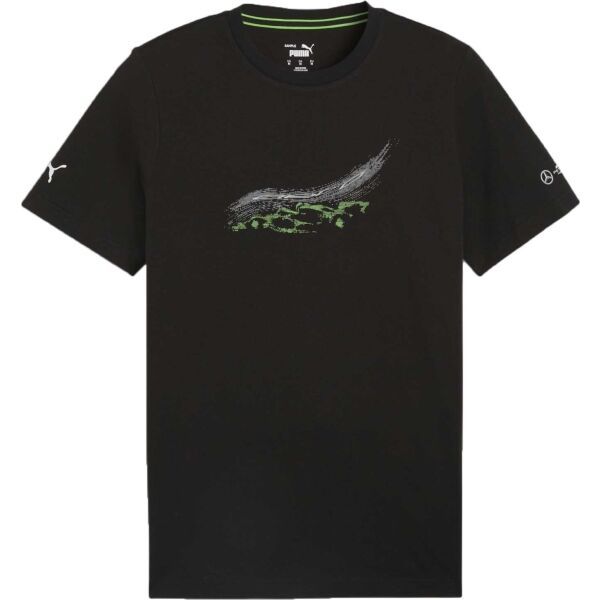 Puma Puma MERCEDES-AMG PETRONAS F1 ESSENTIALS  CAR GRAPHIC TEE Мъжка тениска, черно, размер