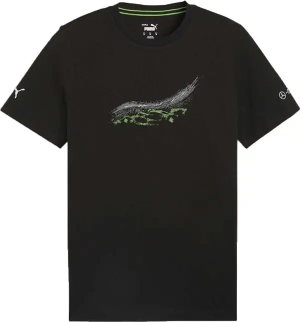Puma Puma MERCEDES-AMG PETRONAS F1 ESSENTIALS  CAR GRAPHIC TEE Мъжка тениска, черно, размер