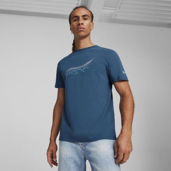 Puma Puma MERCEDES-AMG PETRONAS F1 ESSENTIALS  CAR GRAPHIC TEE Мъжка тениска, синьо, размер