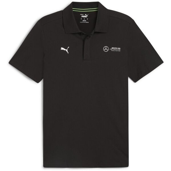 Puma Puma MERCEDES-AMG PETRONAS F1 ESSENTIALS POLO Мъжка тениска с яка, черно, размер