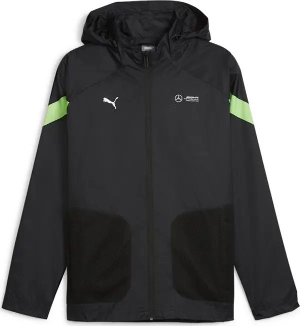 Puma Puma MERCEDES-AMG PETRONAS F1 WOVEN JACKET Мъжко яке, черно, размер