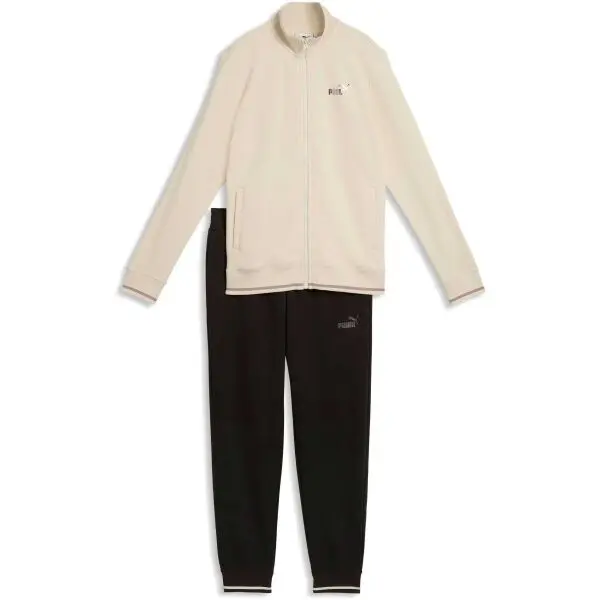 Puma Puma METALLIC FULL ZIP TRACKSUIT TR Дамски спортен комплект, бежово, размер