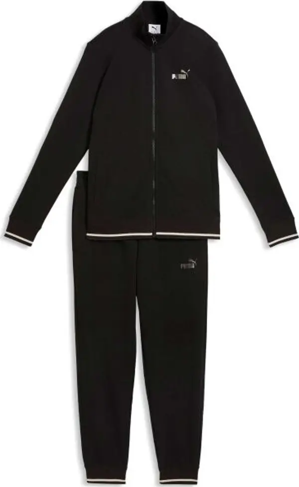 Puma Puma METALLIC FULL ZIP TRACKSUIT TR Дамски спортен комплект, черно, размер