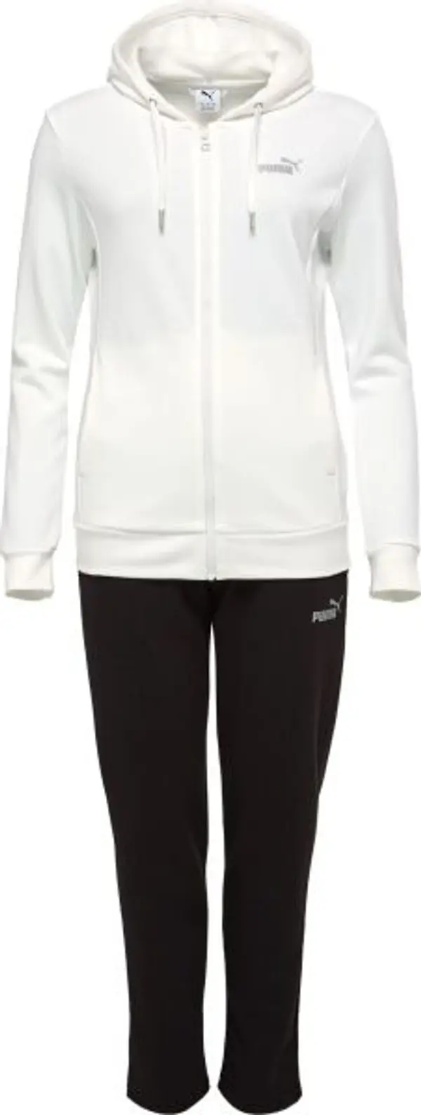 Puma Puma METALLIC HOODID SWEAT SUIT TR Дамски спортен екип, черно, размер