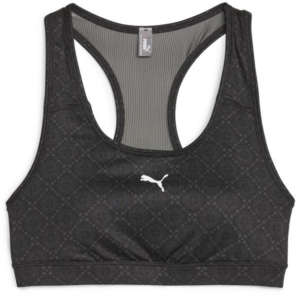 Puma Puma MID IMPACT Дамско спортно бюстие, черно, размер