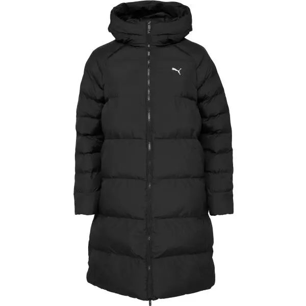Puma Puma MONO HOODED PARKA Дамско зимно дълго яке, черно, размер