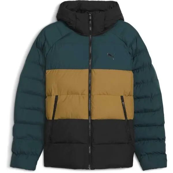 Puma Puma MONO HOODIE JACKET Мъжко зимно яке, тъмнозелено, размер