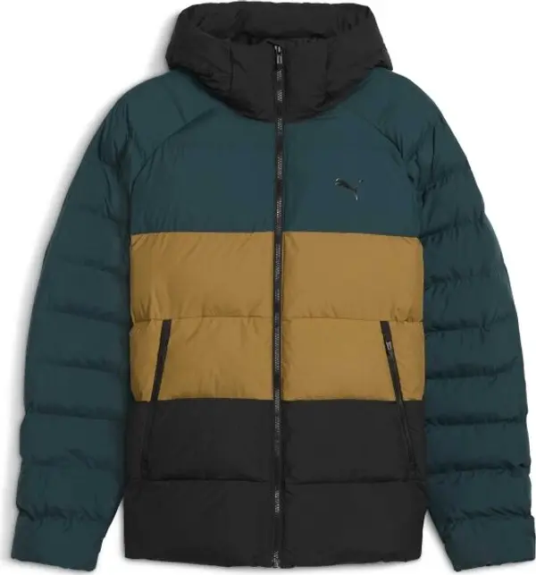 Puma Puma MONO HOODIE JACKET Мъжко зимно яке, тъмнозелено, размер