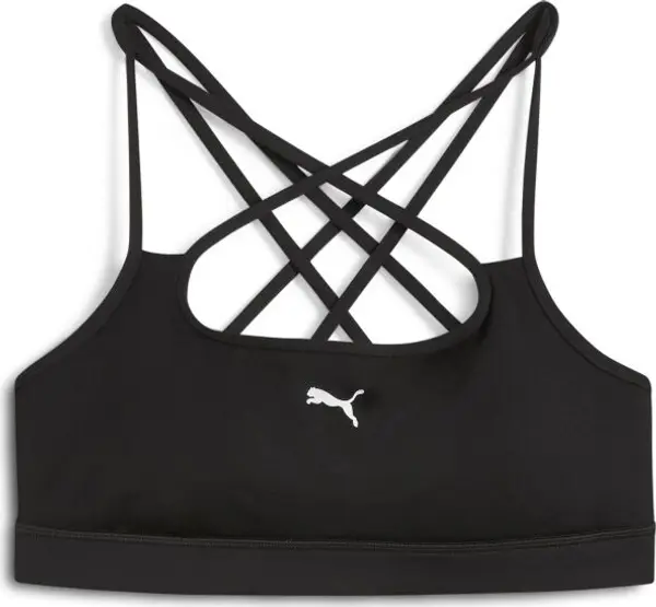 Puma Puma MOVE STRAPPY BRA Дамско  спортно бюстие, черно, размер