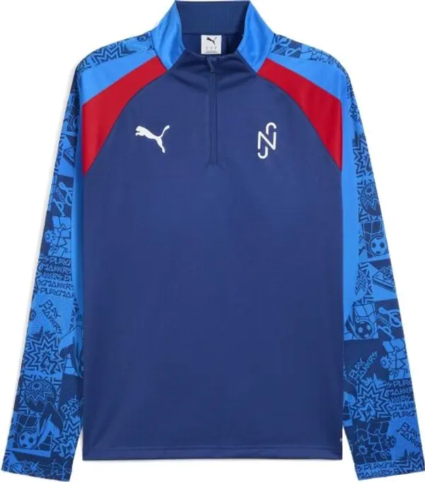 Puma Puma NEYMAR JR PLAYMAKER 1/4 ZIP Мъжки суитшърт, тъмносин, размер