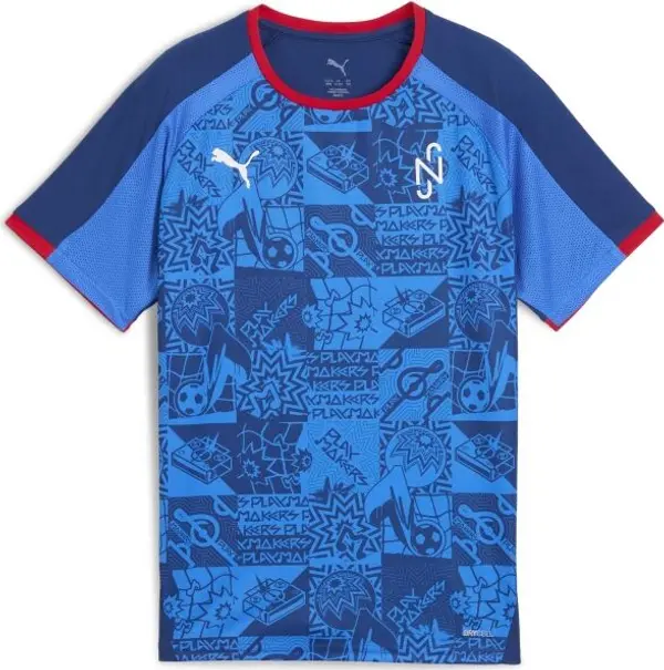 Puma Puma NEYMAR JR PLAYMAKER JERSEY JR Детска футболна тениска, синьо, размер