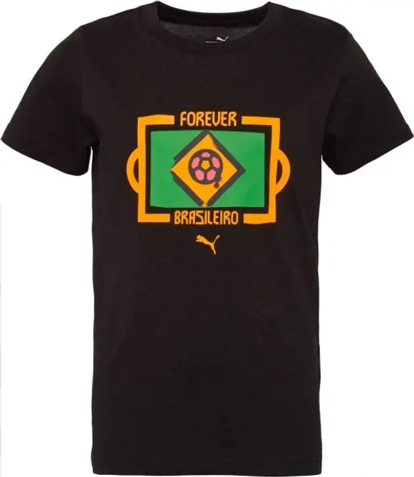 Puma Puma NEYMAR JR TEE Детска спортна тениска, черно, размер