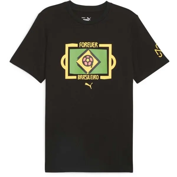Puma Puma NEYMAR JR TEE Мъжки спортен потник, черно, размер