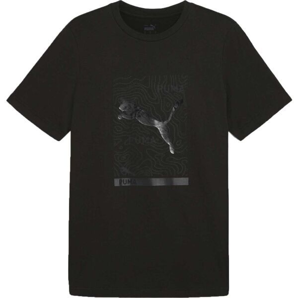 Puma Puma OPEN ROAD GRAPHIC TEE Мъжка тениска, черно, размер