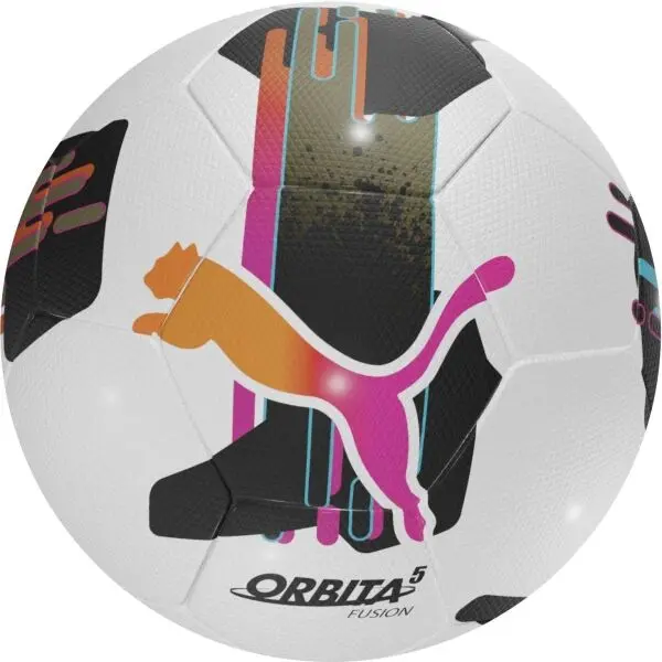 Puma Puma ORBITA 5 FUSION Футболна топка, бяло, размер