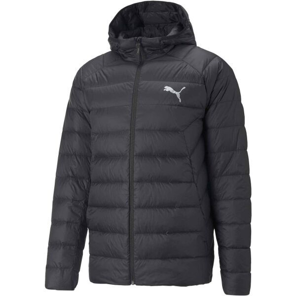 Puma Puma PACKLITE HOODED DOWN JACKET Мъжко яке, черно, размер