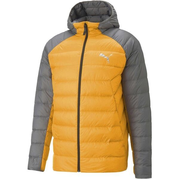 Puma Puma PACKLITE HOODED DOWN JACKET Мъжко яке, жълто, размер