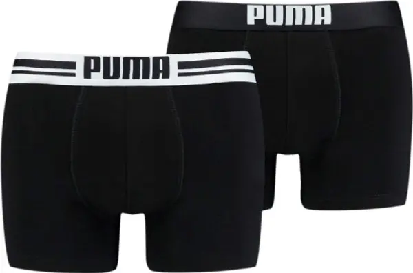 Puma Puma PLACED LOGO BOXER 2P Мъжки боксерки, черно, размер