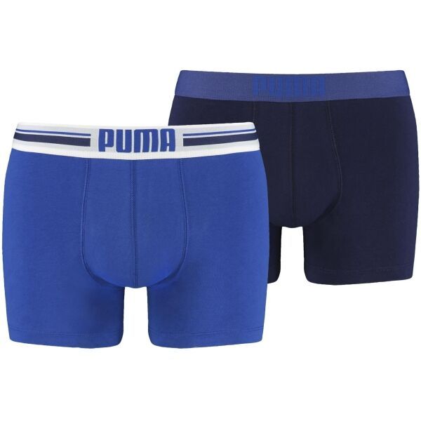 Puma Puma PLACED LOGO BOXER 2P Мъжки боксерки, синьо, размер