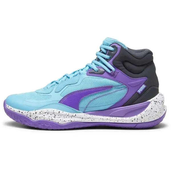 Puma Puma PLAYMAKER PRO MID Мъжки баскетболни обувки, светлосиньо, размер 44.5
